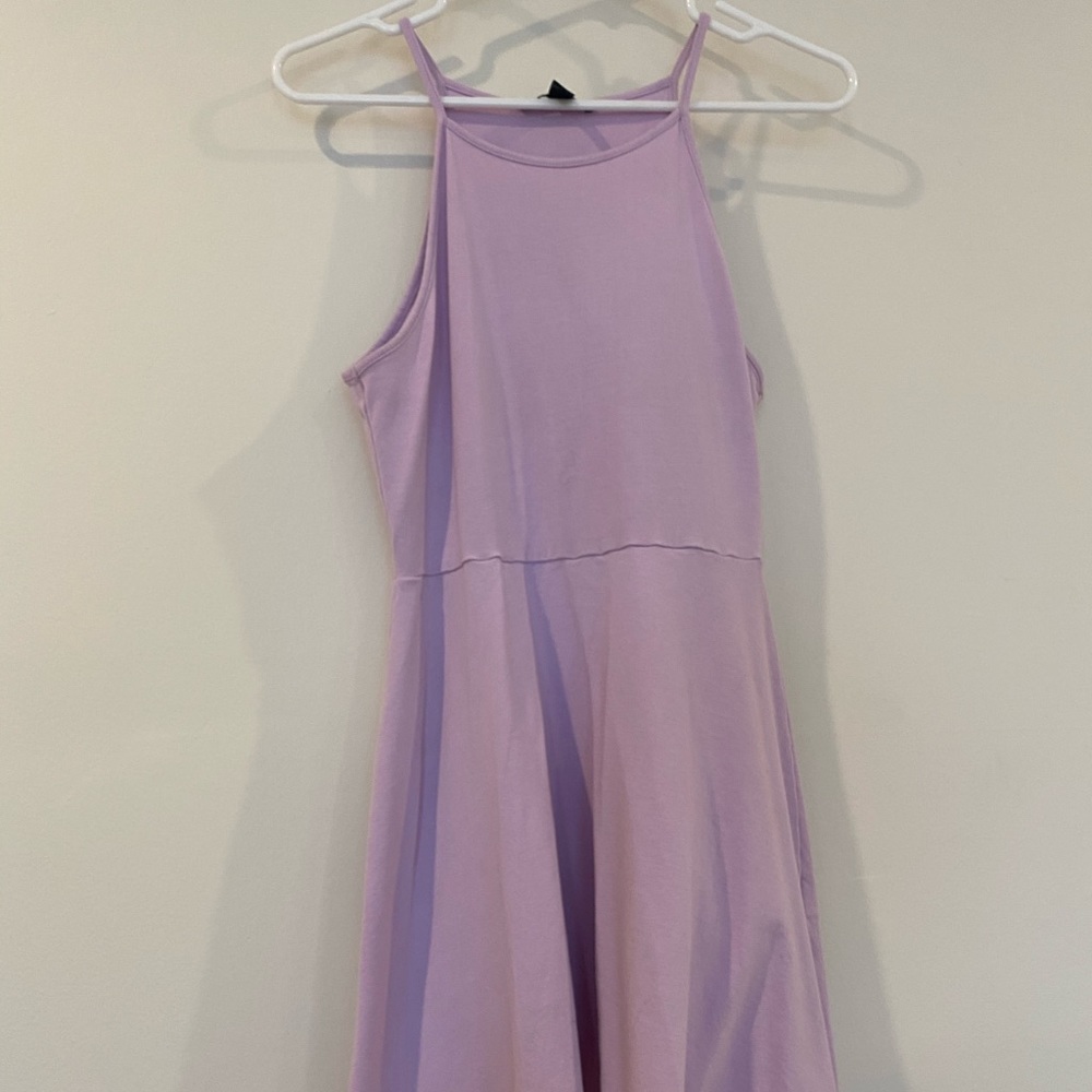 Lilac skater dress